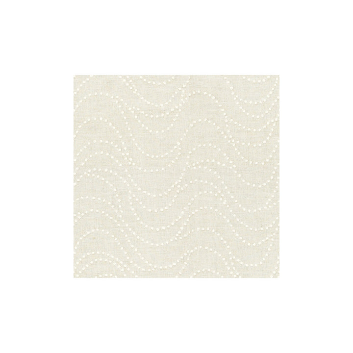 Spot On Blanc by Kravet Couture Designer Fabric LINEN - 100% India Horizontal: 12 and Vertical: 5.5 52 - Swanky Fabrics -