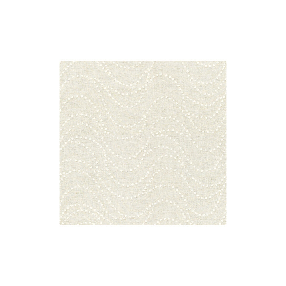 Spot On Blanc by Kravet Couture Designer Fabric LINEN - 100% India Horizontal: 12 and Vertical: 5.5 52 - Swanky Fabrics -