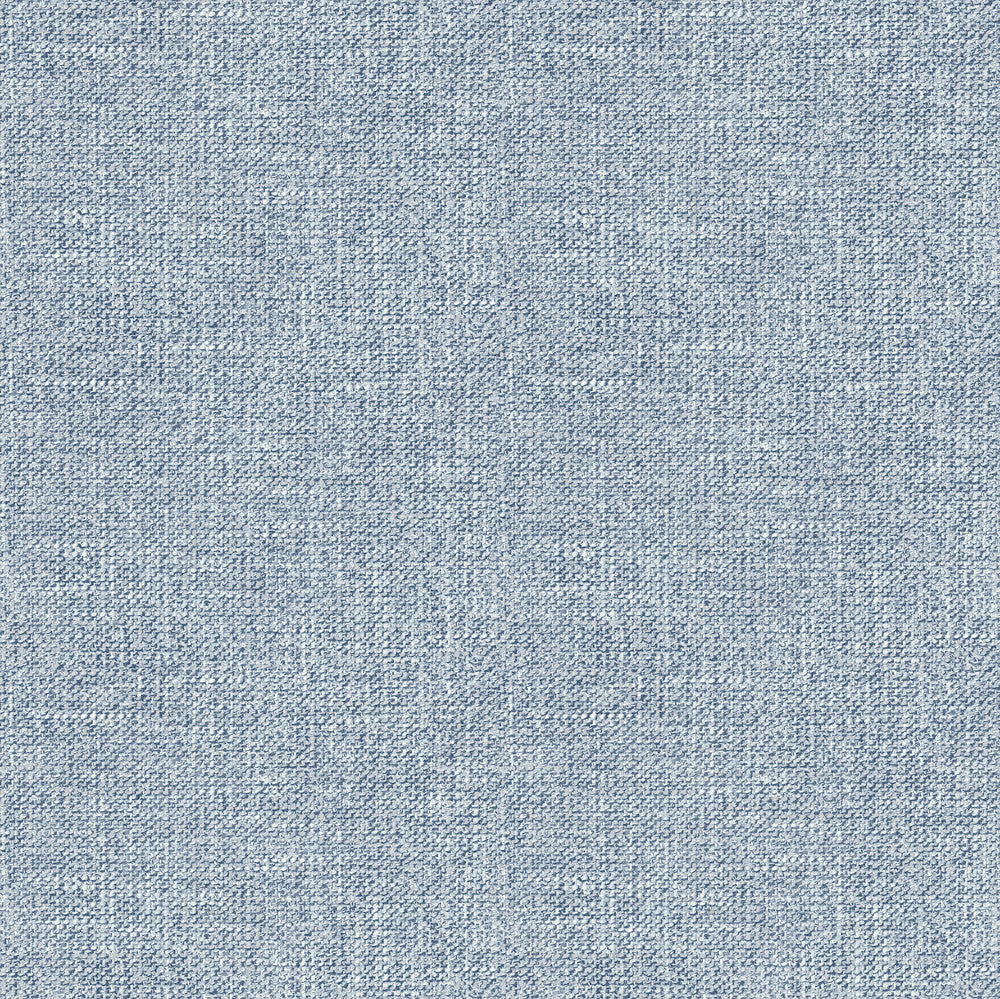 Waylon Denim Faux Fabric Wallpaper by Chesapeake Designer Kindred Covers about 56.4 square feet 20.5-in by 33-ft long roll Prepasted 18 - Swanky Fabrics -