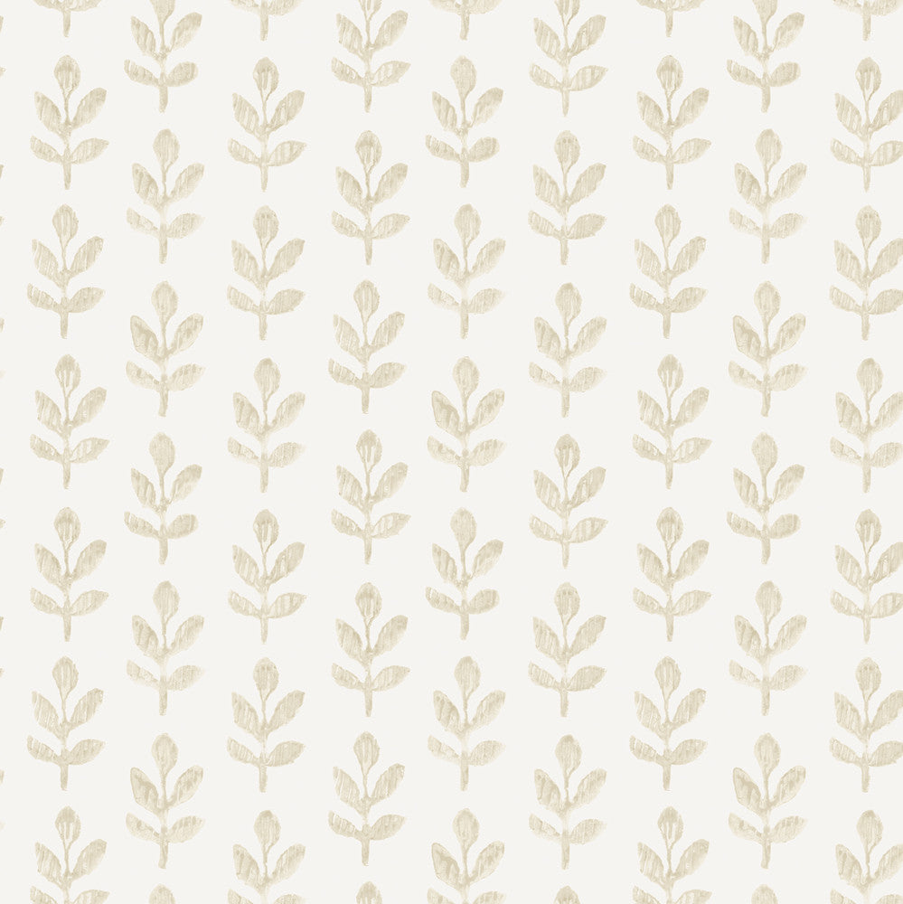 Whiskers Wheat Leaf Wallpaper by Chesapeake Designer Homestead Covers about 56.4 square feet 20.5-in by 33-ft long roll Prepasted 5.13 - Swanky Fabrics -