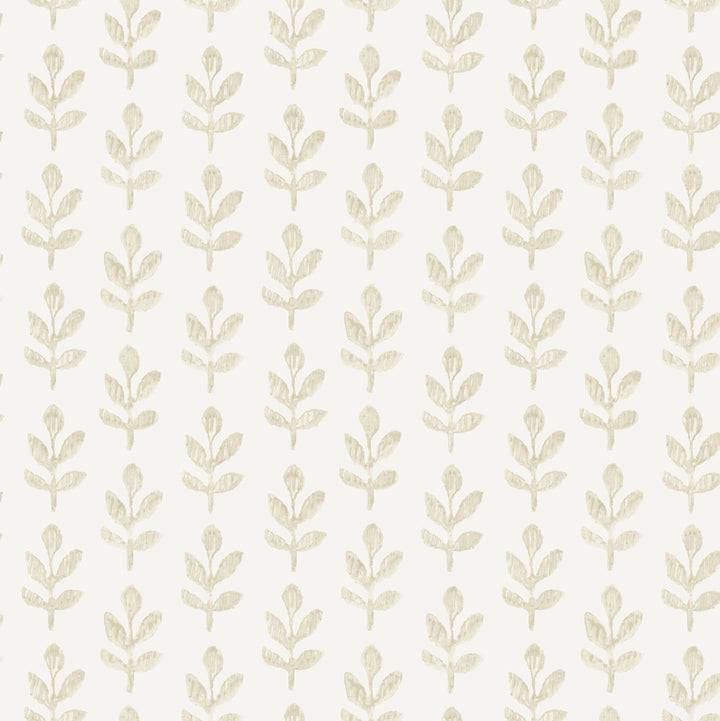 Whiskers Wheat Leaf Wallpaper by Chesapeake Designer Homestead Covers about 56.4 square feet 20.5-in by 33-ft long roll Prepasted 5.13 - Swanky Fabrics -