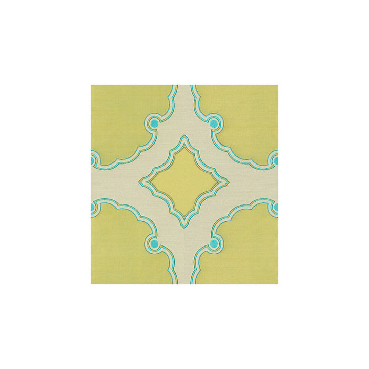 Interpretation Citron Teal by Kravet Couture Designer Fabric - SILK - 100% India LIGHT Horizontal: 13 and Vertical: 14 54 - Swanky Fabrics -