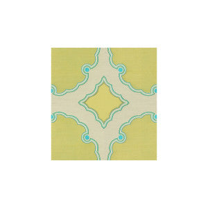 Interpretation Citron Teal by Kravet Couture Designer Fabric