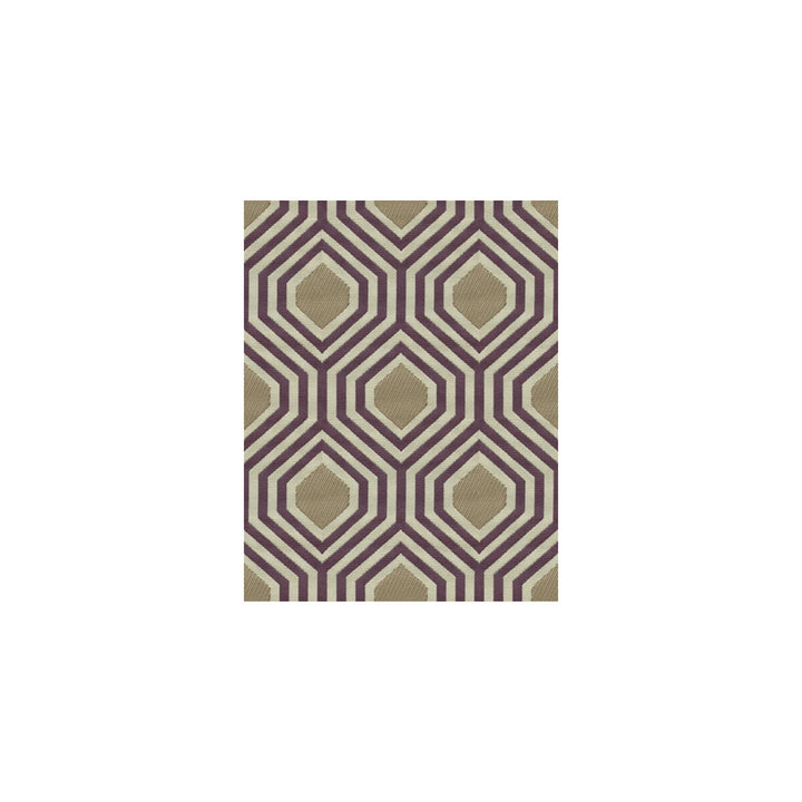 Galvani Raisin by Kravet Design Designer Fabric - POLYESTER - 100% Taiwan MEDIUM Horizontal: 3.5 and Vertical: 4.5 54 - Swanky Fabrics -