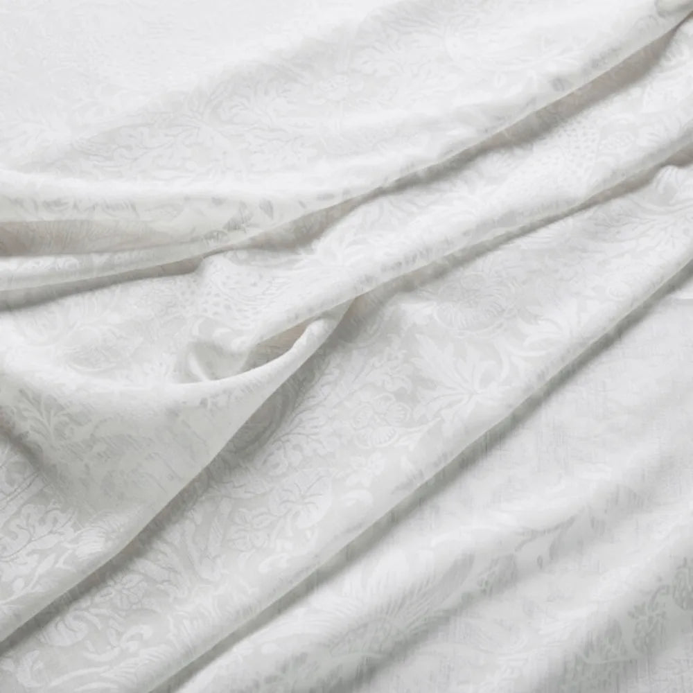 7917 Strawberry Theif Sheer 1 Linen by Wmah Designer Fabric 7917 Strawberry Theif Sheer 1 Linen by Wmah Fabric WILLIAM MORRIS AT HOME DOVECOTE VOL 1 63%POL 34%SVI 3%LIN Turkey Horizontal: 19.625 and Vertical: 22.5 118 in - Fabric Carolina -