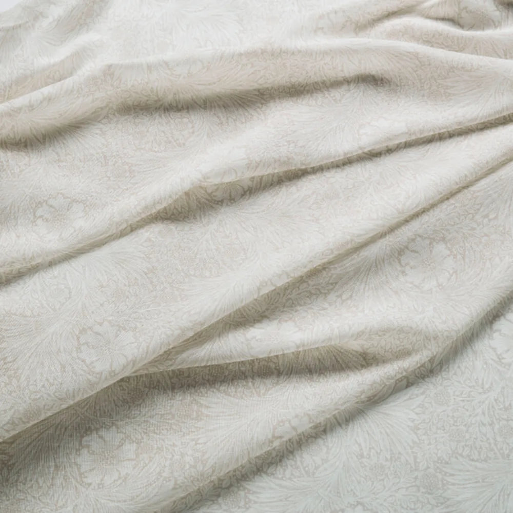 7921 Marigold Sheer 2 Sand by Wmah Designer Fabric 7921 Marigold Sheer 2 Sand by Wmah Fabric WILLIAM MORRIS AT HOME DOVECOTE VOL 1 52%COT 48%LIN Turkey Horizontal: 12.5 and Vertical: 12.5 118 in - Fabric Carolina -
