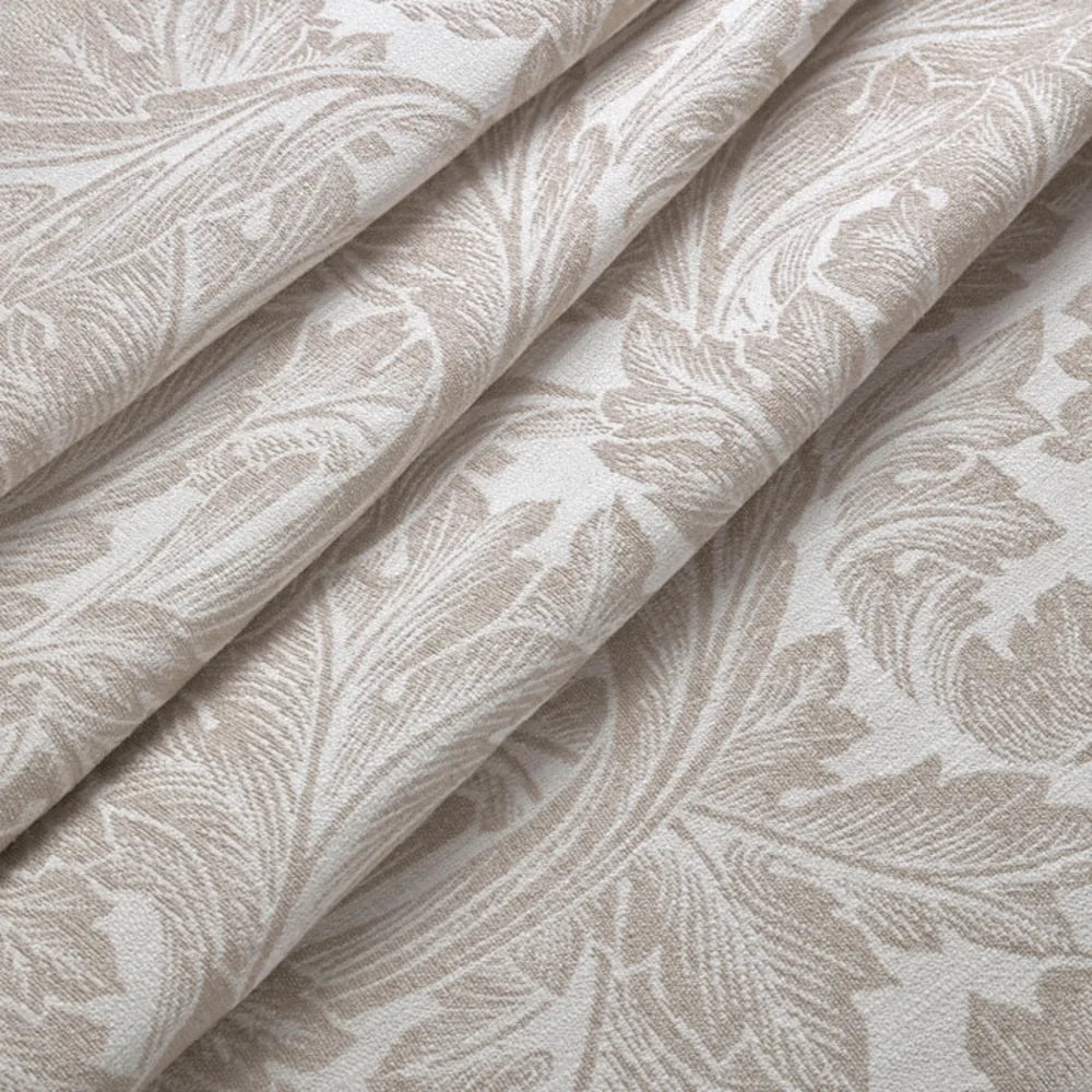 7929 Acanthus Boucle 3 Sand by Wmah Designer Fabric 7929 Acanthus Boucle 3 Sand by Wmah Fabric WILLIAM MORRIS AT HOME DOVECOTE VOL 2 57%POL 32%SVI 11%LIN India MARTINDALE WEAR TEST (50 000 CIRCULAR RUBS) Horizontal: 27.125 and Vertical: 34.25 54 in - Fabric Carolina -