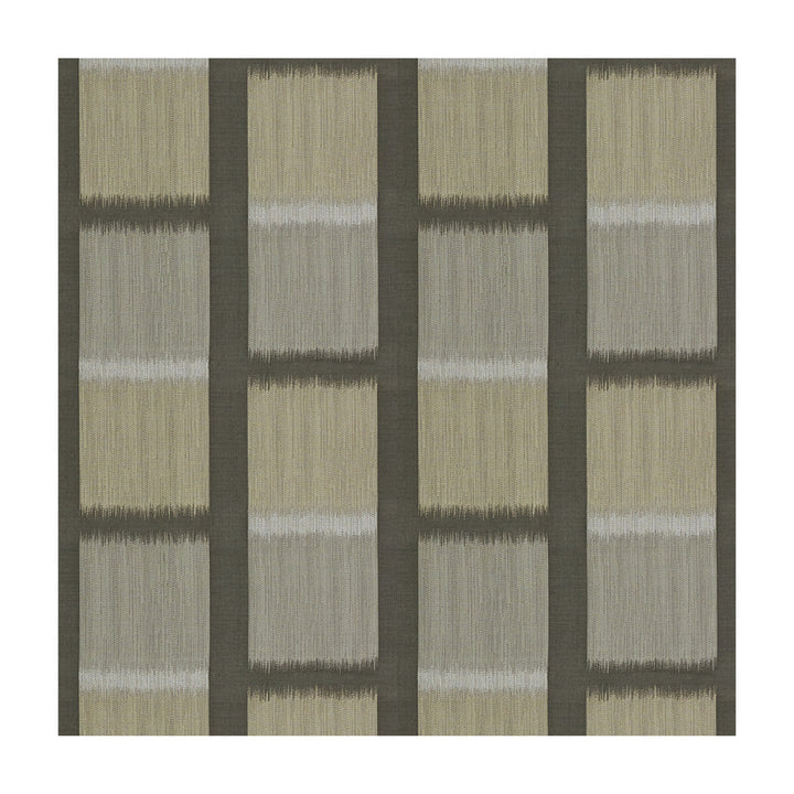 Graphic Ikat Charcoal by Kravet Couture Designer Fabric MODERN LUXE II SILK - 75%;COTTON - 25% India Horizontal: 13 and Vertical: 12 54 - Swanky Fabrics -