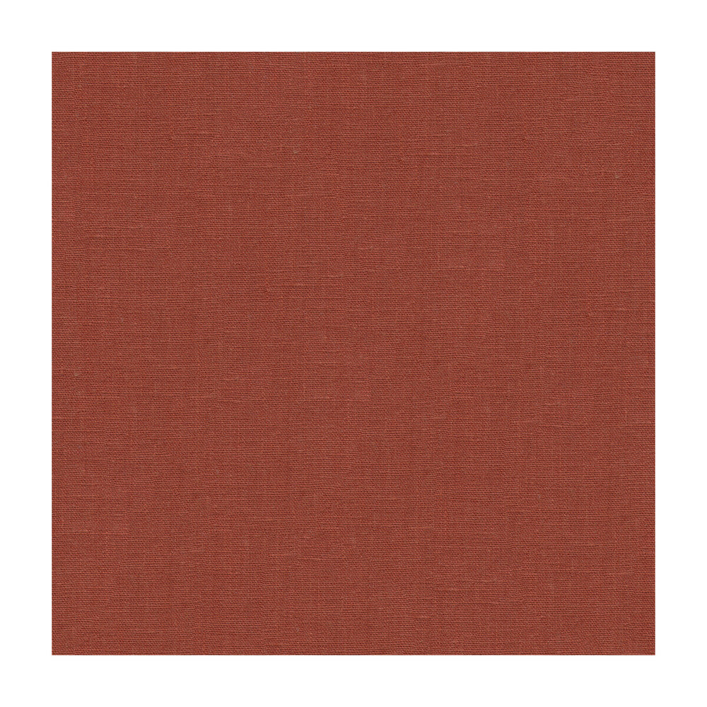 Dublin Rust by Kravet Basics Designer Fabric PERFECT PLAINS LINEN - 100% United States LIGHT Horizontal: and Vertical: 54 - Swanky Fabrics -