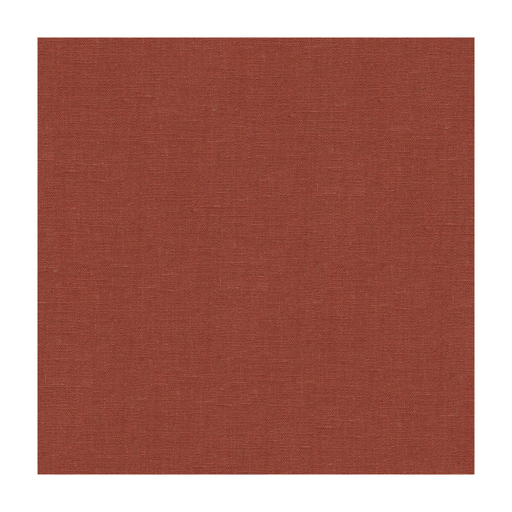 Dublin Rust by Kravet Basics Designer Fabric PERFECT PLAINS LINEN - 100% United States LIGHT Horizontal: and Vertical: 54 - Swanky Fabrics -