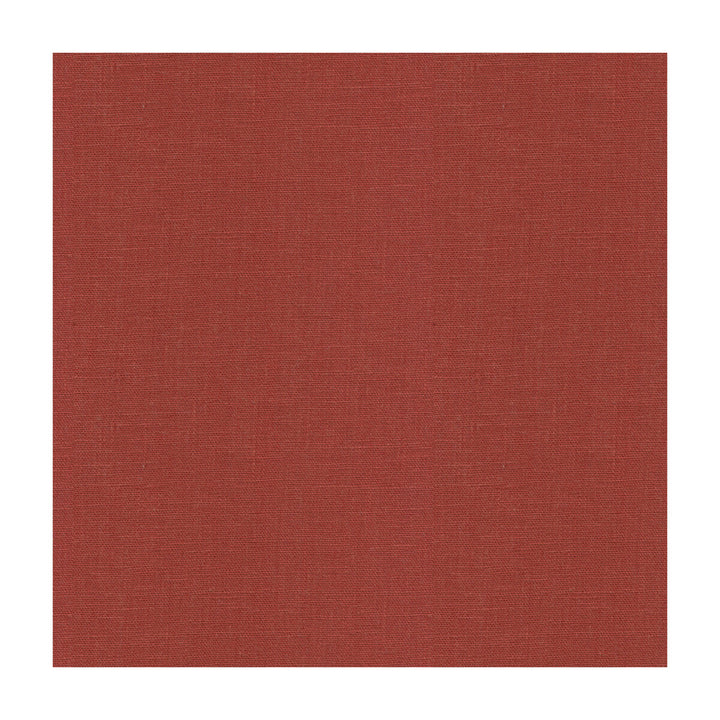 Dublin Brick by Kravet Basics Designer Fabric PERFECT PLAINS LINEN - 100% United States LIGHT Horizontal: and Vertical: 54 - Swanky Fabrics -