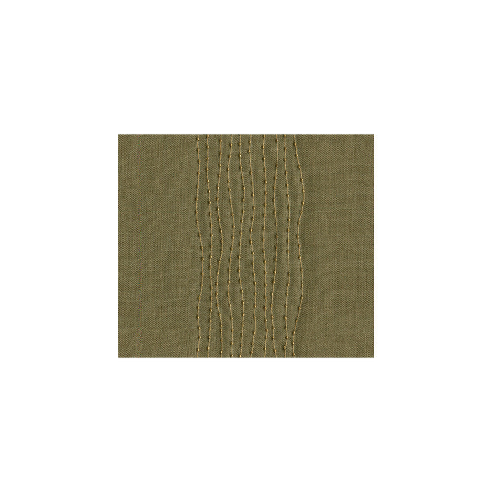 Songket Sandlewood by Kravet Couture Designer Fabric CALVIN KLEIN COLLECTION LINEN - 100% India - Horizontal: 7.5 and Vertical: - 53 - Swanky Fabrics -