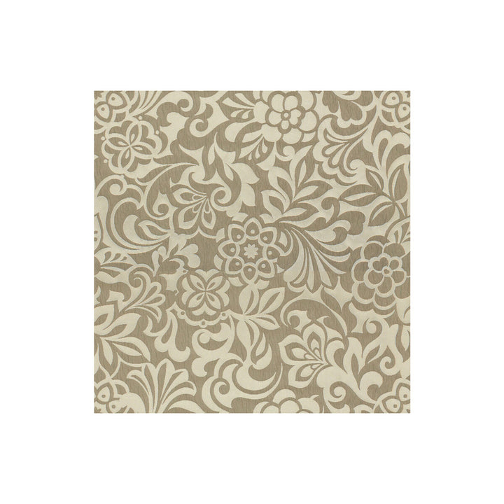 Sarasvati Platinum by Kravet Contract Designer Fabric CANDICE OLSON COLLECTION POLYESTER - 100% Taiwan HEAVY Horizontal: 27 and Vertical: 27 54 - Swanky Fabrics -