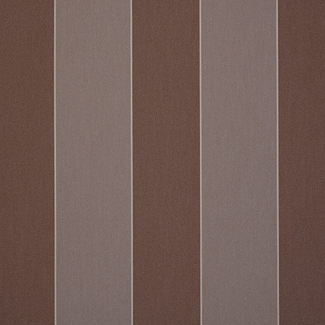 D334 Color Block Brown by Sunbrella Designer Fabric Dickson North American Collection - Stripes 100% Solution Dyed Acrylic USA or Imported 10-Year Horizontal: and Vertical: 47 in. - Swanky Fabrics -