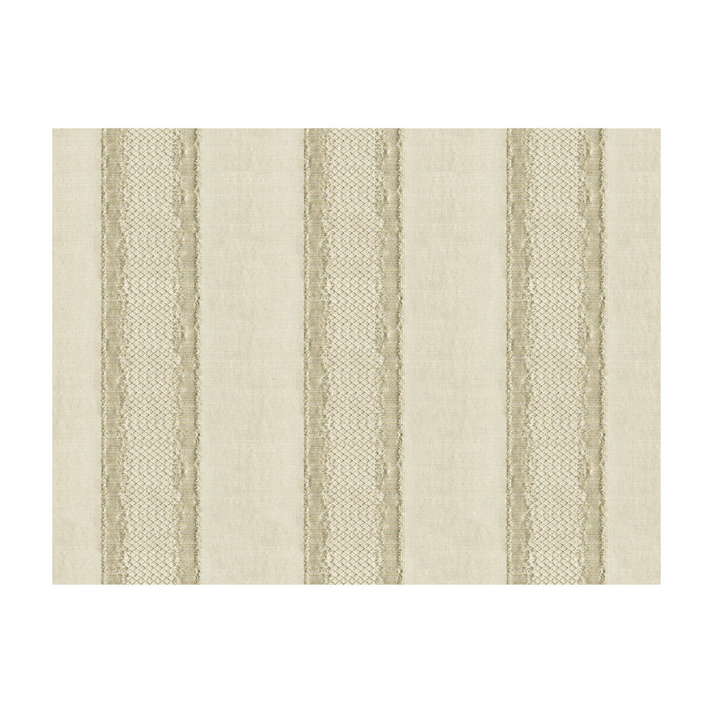 Gilded Stripe Champagne by Kravet Couture Designer Fabric MODERN LUXE LINEN - 39%;POLYESTER - 30%;VISCOSE - 24%;OTHER - 7% Netherlands MEDIUM Horizontal: 6 and Vertical: 56 - Swanky Fabrics -