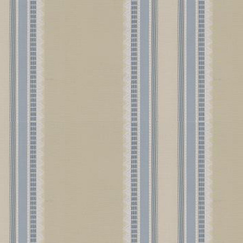 Chloe Ribbon Stripe Sand 3342011 by Schumacher Designer Fabric WOVEN PALETTES V See Sample FRANCE NOT APPLICABLE </p><p>Repeat: Horizontal: 6 7/8" (17CM) and Vertical: 2 3/8" (6CM) 56" WIDE (142CM) - Swanky Fabrics -