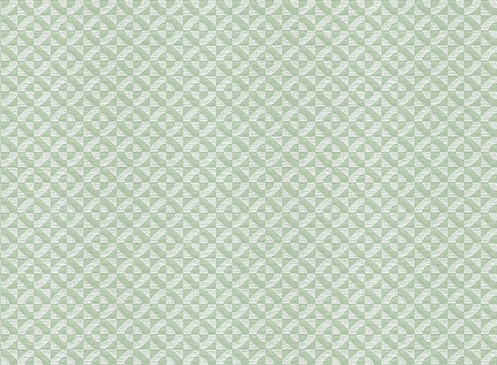 Fig Geo Grn/Wht by Kravet Contract Designer Fabric MADE TO ORDER BEDDING POLYESTER - 100% China HEAVY Horizontal: 1.5 and Vertical: 2 110 - Swanky Fabrics -