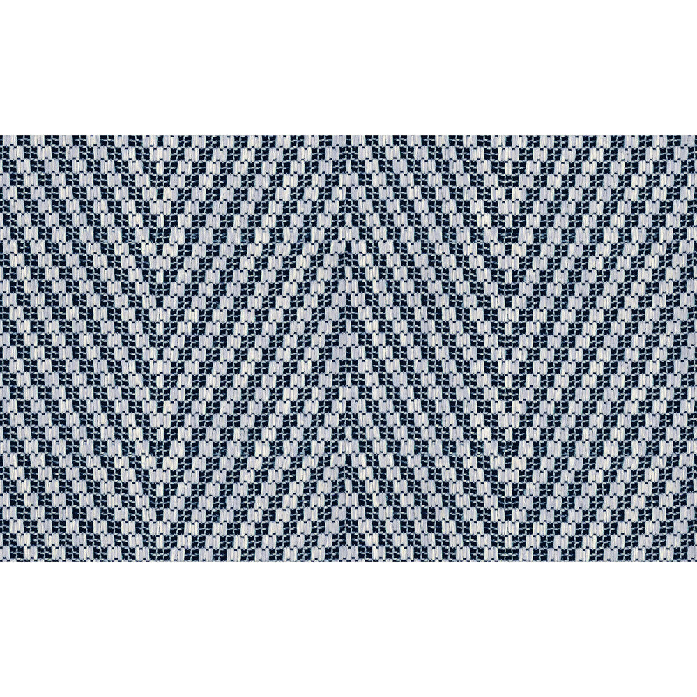 Kali Chevron Indigo by Kravet Design Designer Fabric ECHO INDOOR OUTDOOR IBIZA POLYOLEFIN - 100% Italy HEAVY Horizontal: 5 and Vertical: 55 - Swanky Fabrics -
