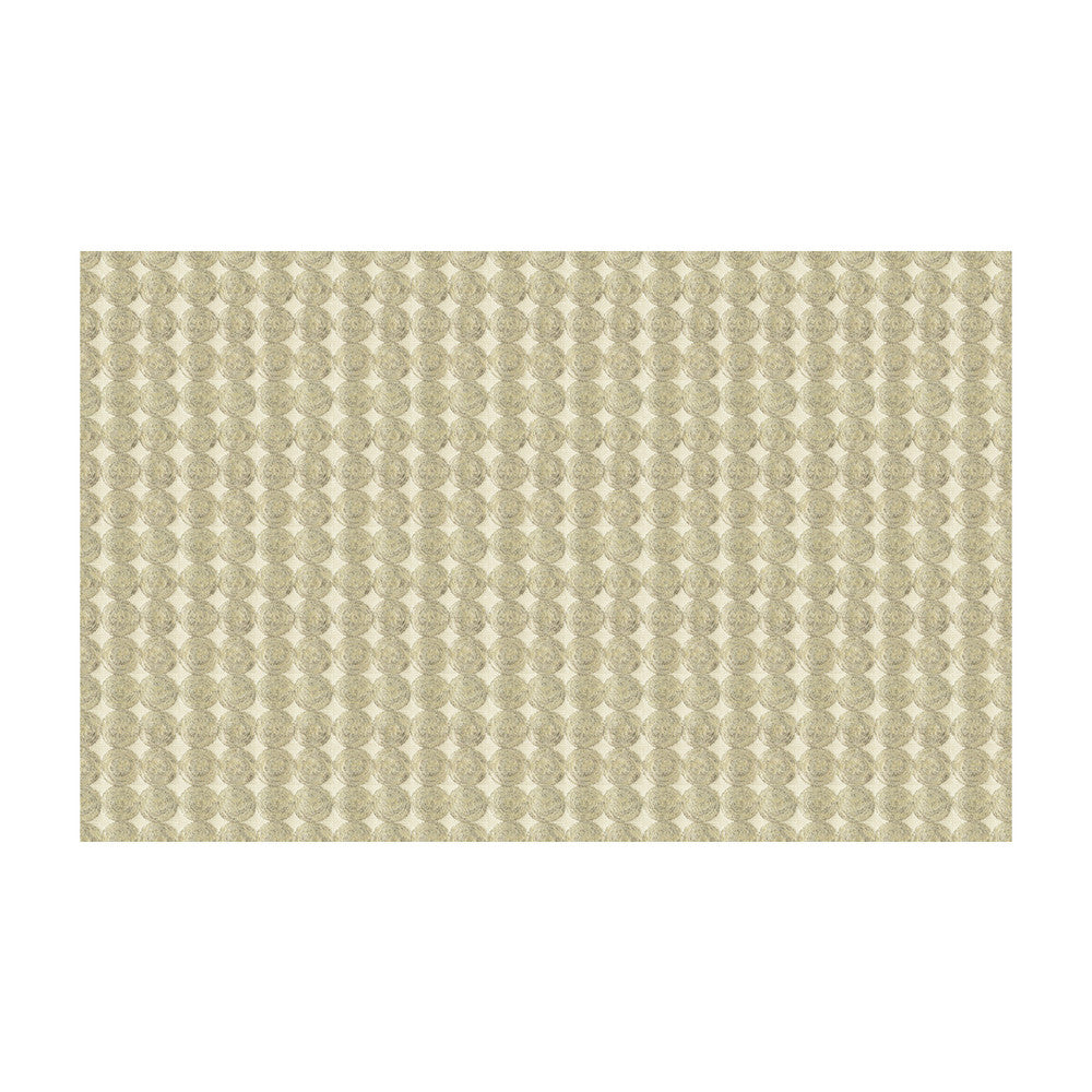 Rare Coin Platinum by Kravet Couture Designer Fabric MODERN LUXE VISCOSE - 38%;LINEN - 33%;POLYESTER - 20%;LUREX - 9% Turkey MEDIUM Horizontal: and Vertical: 57.5 - Swanky Fabrics -