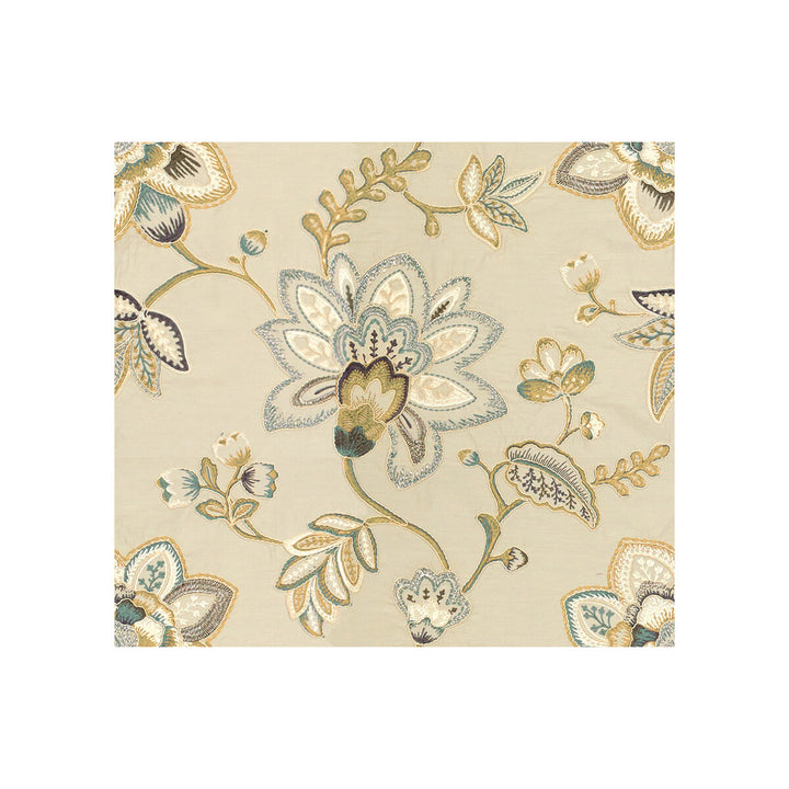 Gilded Plaza Platinum by Kravet Couture Designer Fabric MODERN LUXE COTTON - 59%;BEMBERG - 41% India Horizontal: 25 and Vertical: 23 50 - Swanky Fabrics -