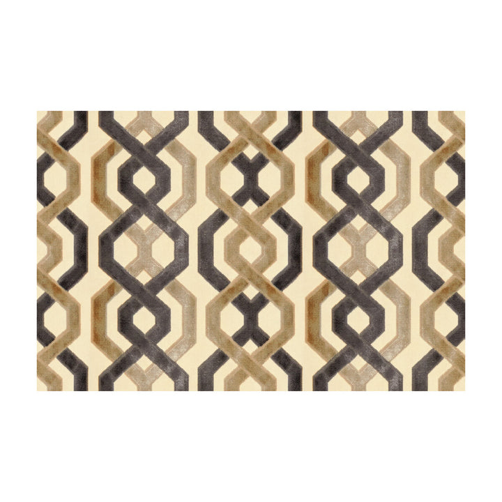 Modern Enclave Smoked Pearl by Kravet Couture Designer Fabric MODERN LUXE VISCOSE - 55%;COTTON - 45% India HEAVY Horizontal: 13 and Vertical: 8.5 54 - Swanky Fabrics -
