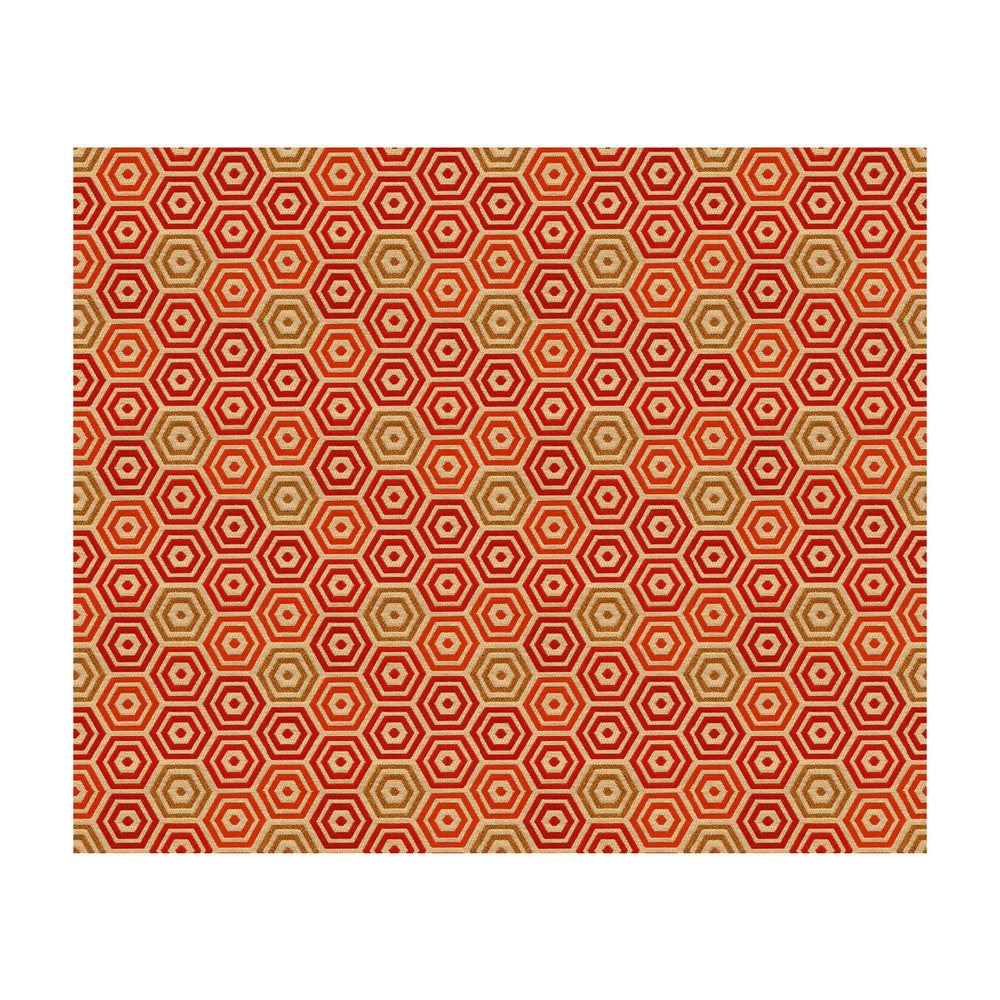 Torina Persimmon by Kravet Contract Designer Fabric JONATHAN ADLER CLARITY COTTON - 49%;NYLON - 34%;POLYESTER - 17% United States HEAVY Horizontal: 5 and Vertical: 4 54 - Swanky Fabrics -