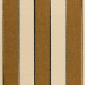 Lambeth Stripe Mocha & Almond 3372021 by Schumacher Designer Fabric