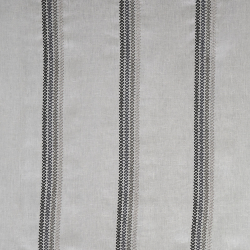Sashiko Charcoal by Kravet Couture Designer Fabric MODERN COLORS-SOJOURN COLLECTION LINEN - 80%;VISCOSE - 20% India - Horizontal: 9 and Vertical: - 50 - Swanky Fabrics -