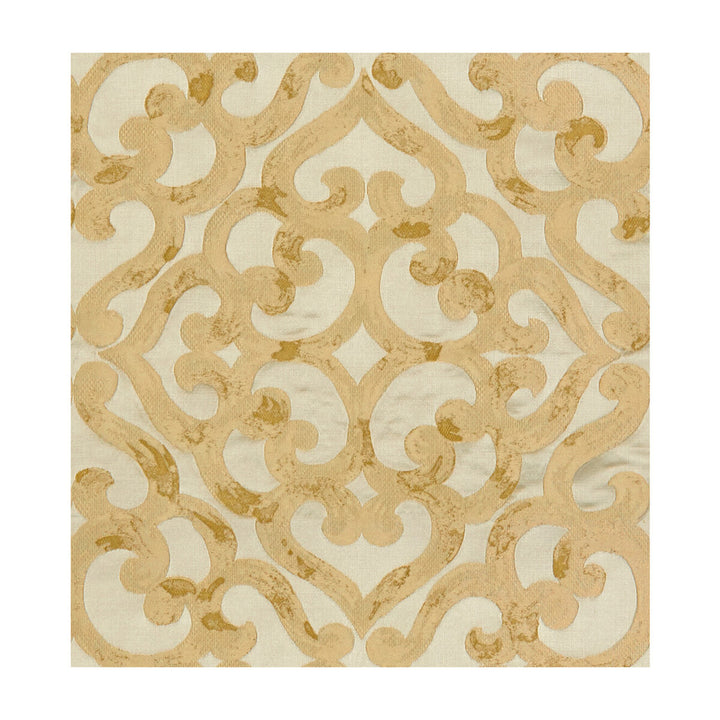 Kurrajong Gold by Kravet Design Designer Fabric CANDICE OLSON COLLECTION VISCOSE - 58%;POLYESTER - 22%;ACRYLIC - 20% India LIGHT Horizontal: 18.5 and Vertical: 20.5 54 - Swanky Fabrics -