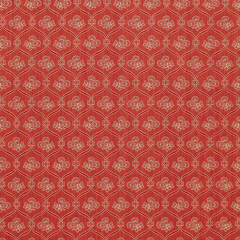 Ashley Lattice Coral 3390043 by Schumacher Fabric Schumacher Fabric Ashley Lattice Coral 3390043Fabric COTTON 73% ITALY </p><p>Repeat: H: HORZ. 2 1/4" (6CM) , V: VERT. 3 1/4" (8CM) 54 - Fabric Carolina -
