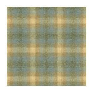 Toboggan Plaid Silver Blue by Kravet Couture Designer Fabric