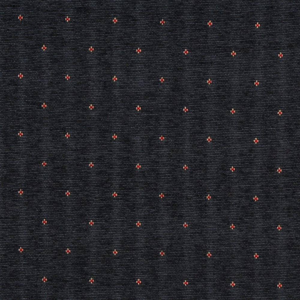 3392 Denim by Charlotte Designer Fabric Ring Book Page #12 100% Woven Polyester Asia Exceeds 100,000 Wyzenbeek Rubs (Heavy Duty) Horizontal: 3" x Vertical: 4" 54 Inches - Swanky Fabrics -