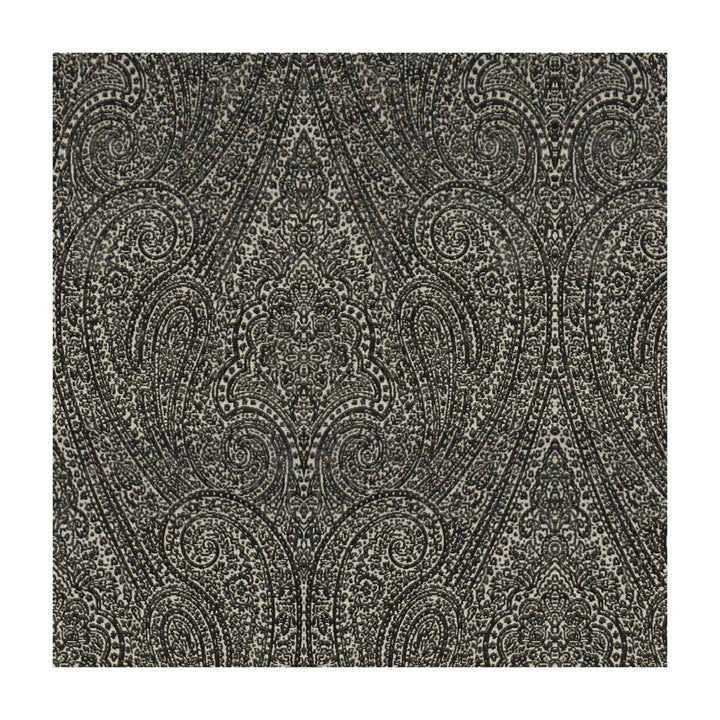 Paisley Plush Flint by Kravet Couture Designer Fabric MODERN LUXE II VISCOSE - 59%;COTTON - 41% India HEAVY Horizontal: 27 and Vertical: 32 54 - Swanky Fabrics -