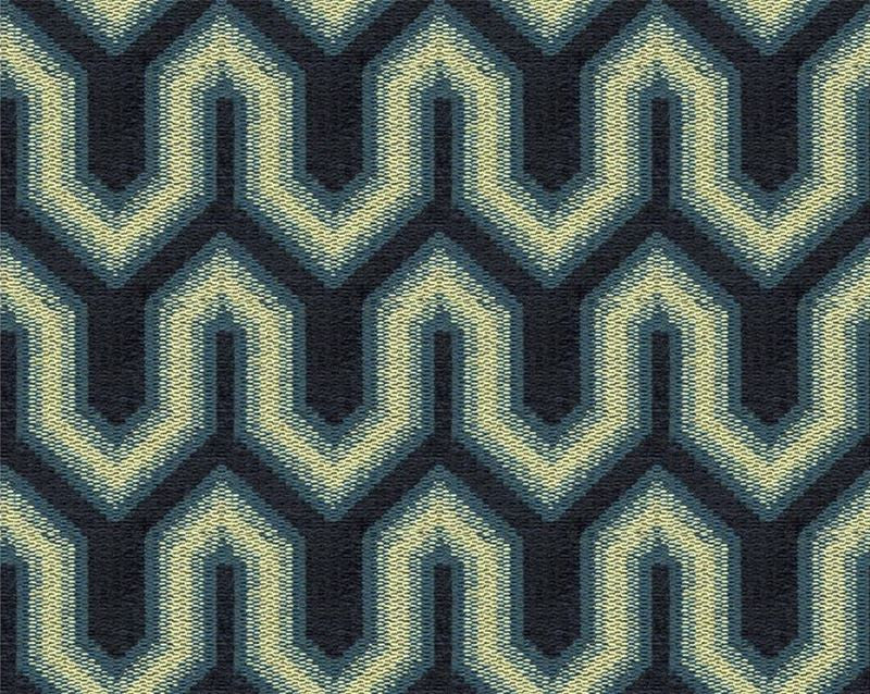 34034.516 by Kravet Design Designer Fabric Indigo Viscose 52%, Linen 24%, Polyester 18%, Cotton 6% Italy Heavy Horizontal: 5 inches and Vertical: 5 inches 55 inches - Swanky Fabrics -