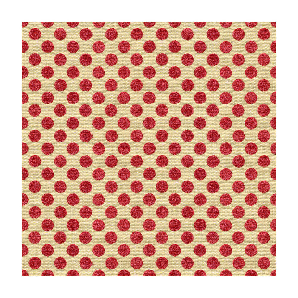Posie Dot Lipstick by Kravet Design Designer Fabric KATE SPADE CLASSICS VISCOSE - 59%;COTTON - 21%;POLYESTER - 20% Turkey MEDIUM Horizontal: 1.5 and Vertical: 54 - Swanky Fabrics -