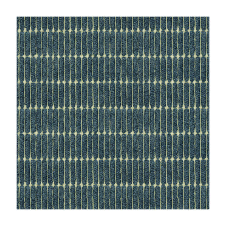 Boarding Pass Royal by Kravet Couture Designer Fabric INDIGO VISCOSE - 38%;COTTON - 37%;LINEN - 25% Italy HEAVY Horizontal: and Vertical: 1.2 58 - Swanky Fabrics -