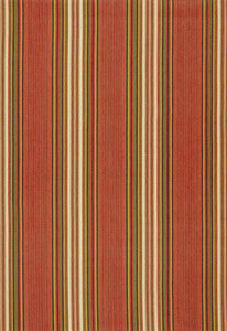 Hamel Stripe Brick 3422003 by Schumacher Designer Fabric