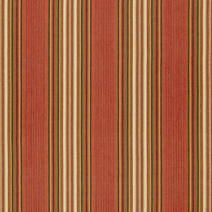 Hamel Stripe Brick 3422003 by Schumacher Designer Fabric CHROMA See Sample INDIA MEDIUM DUTY </p><p>Repeat: Horizontal: 8 7/8" (23CM) and Vertical: - 54" WIDE (137CM) - Swanky Fabrics -