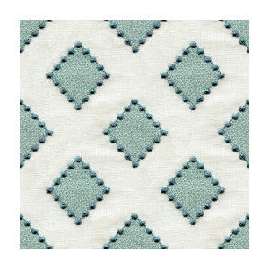 Diamondots Turquoise by Kravet Basics Designer Fabric