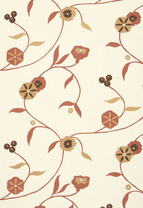 Indira Embroidery Spice 3438001 by Schumacher Designer Fabric