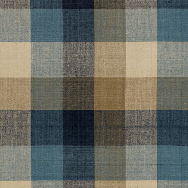 Graylyn Plaid Indigo 3452002 by Schumacher Fabric Schumacher Fabric Graylyn Plaid Indigo 3452002Fabric SILK 100% INDIA </p><p>Repeat: H: HORZ. 13" (33CM) , V: VERT. 12 1/2" (32CM) 54 - Fabric Carolina -