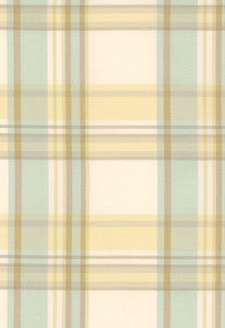 Birmingham Silk Plaid Wheat 3457000 by Schumacher Designer Fabric