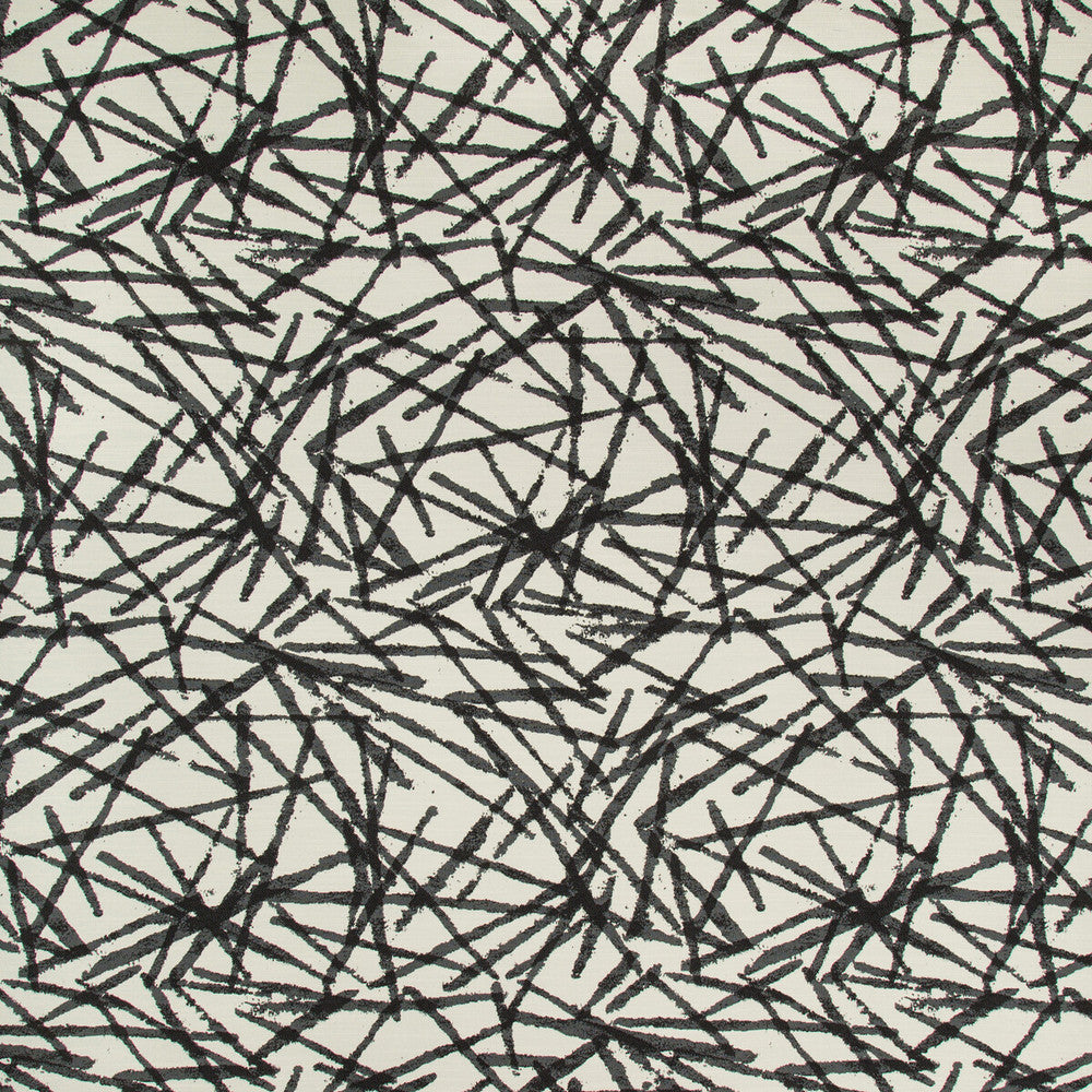 Strobelite Midnight by Kravet Design Designer Fabric COTTON - 55%;POLYESTER - 45% United States HEAVY Horizontal: 29 and Vertical: 33.5 57.5 - Swanky Fabrics -