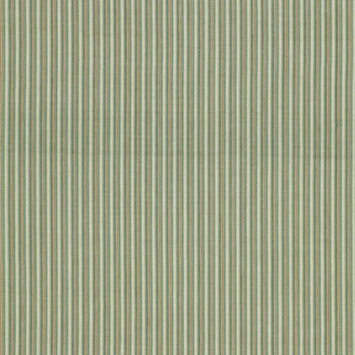 Caldecott Stripe Seaglass 3465000 by Schumacher Designer Fabric CHROMA See Sample INDIA NOT APPLICABLE </p><p>Repeat: Horizontal: 5/8" (2CM) and Vertical: - 54" WIDE (137CM) - Swanky Fabrics -
