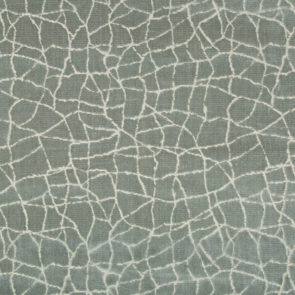 Formation Glacier by Kravet Couture Designer Fabric ARTISAN VELVETS VISCOSE - 54%;COTTON - 46% India HEAVY Horizontal: 13.38 and Vertical: 13.7 53.5 - Swanky Fabrics -