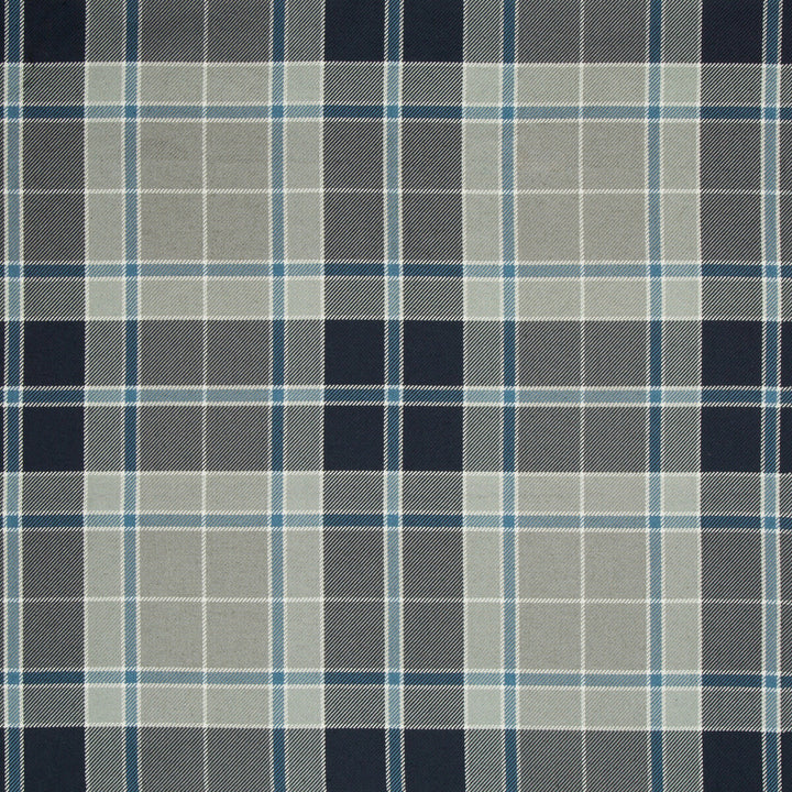 Handsome Plaid Delft by Kravet Couture Designer Fabric DAVID PHOENIX WELL-SUITED VISCOSE - 48%;LINEN - 38%;POLYESTER - 14% Italy HEAVY Horizontal: 13.75 and Vertical: 13.75 55 - Swanky Fabrics -