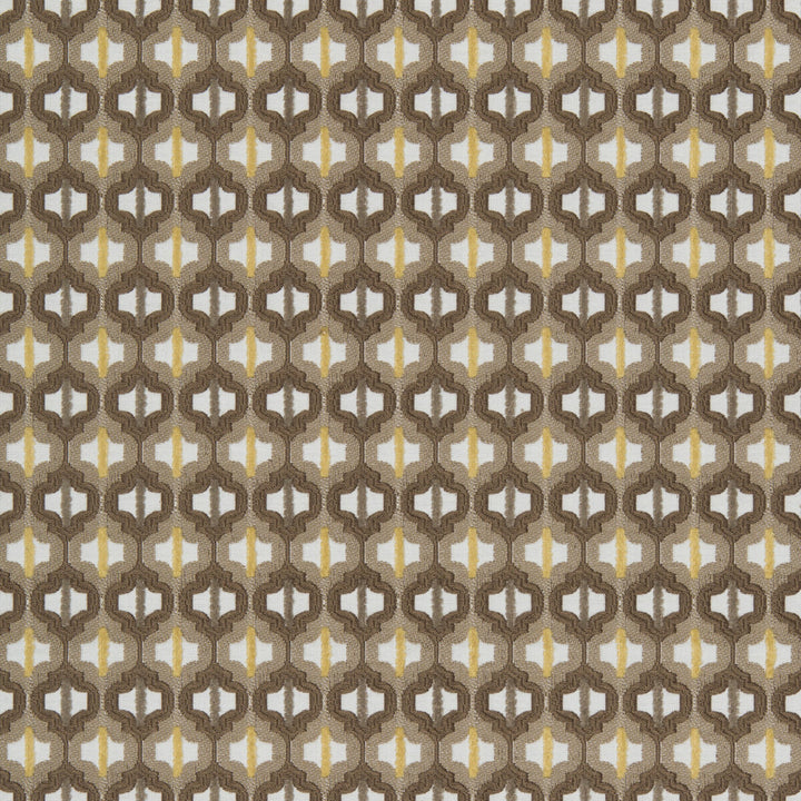 Turned Out Tile Tiger Eye by Kravet Couture Designer Fabric DAVID PHOENIX WELL-SUITED COTTON - 50%;POLYESTER - 35%;VISCOSE - 15% India MEDIUM Horizontal: 1.25 and Vertical: 0 55 - Swanky Fabrics -