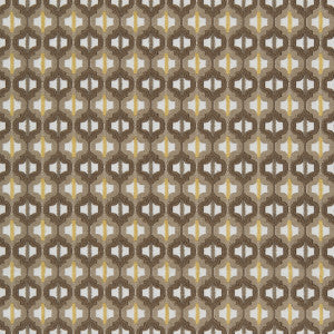 Turned Out Tile Tiger Eye by Kravet Couture Designer Fabric