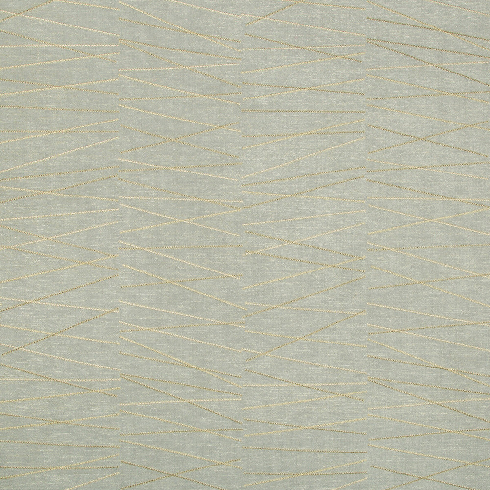 String Theory Mist by Kravet Couture Designer Fabric BARBARA BARRY PANORAMA VISCOSE - 61%;COTTON - 39% India - Horizontal: 13.5 and Vertical: 19 53.5 - Swanky Fabrics -