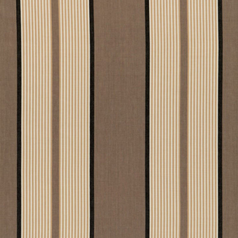 Summerside Stripe Nickel 3486004 by Schumacher Designer Fabric SCHUMACHER CHROMA SPR. '07 See Sample INDIA MEDIUM DUTY </p><p>Repeat: Horizontal: 13 5/8" (35CM) and Vertical: - 54 1/2" WIDE (138CM) - Swanky Fabrics -